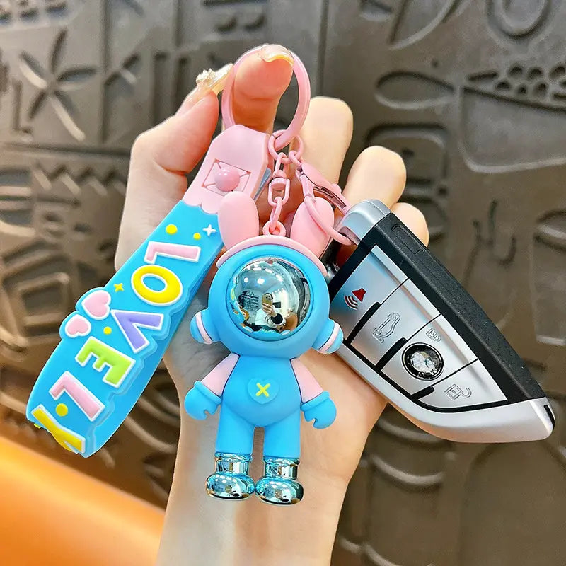 Mechanical Rabbit Keychain Pendant