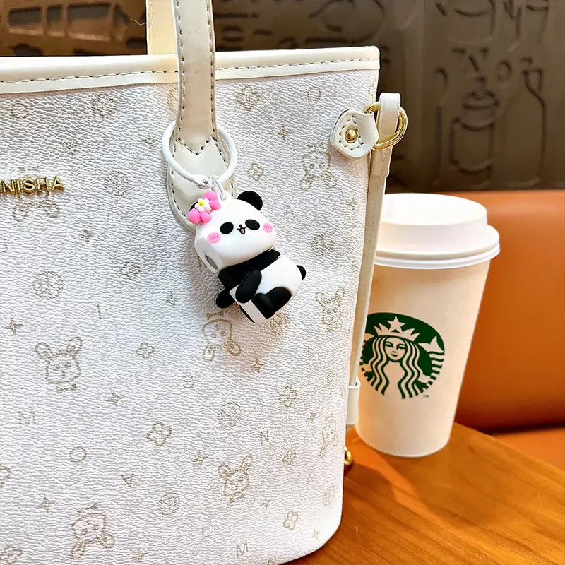 Panda Magnetic Couple Keychain Pendant