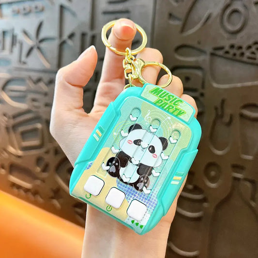 Rhythm Master Stress Relief Light Game Keychain Pendant