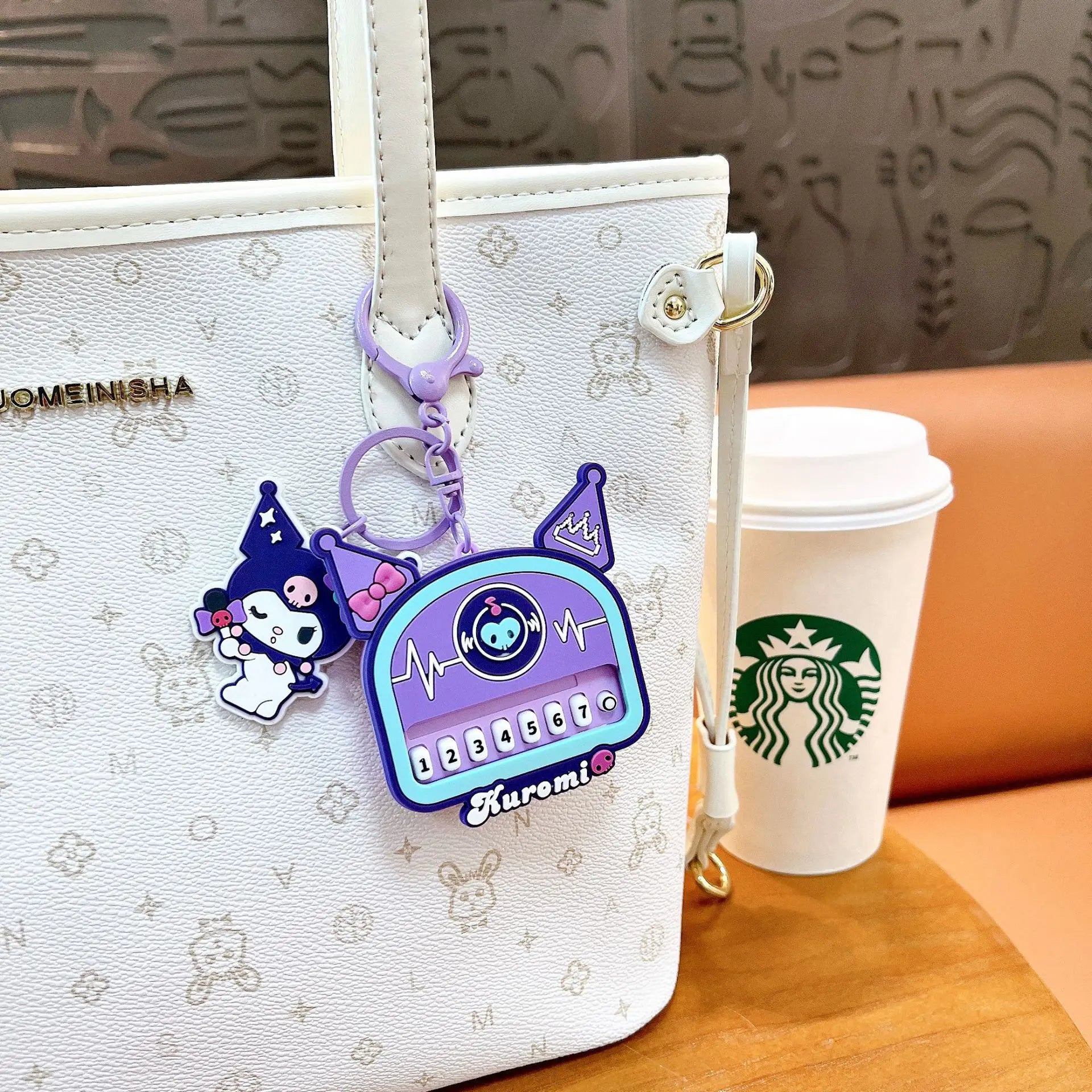 Cute Cartoon Piano Toy Keychain Pendant