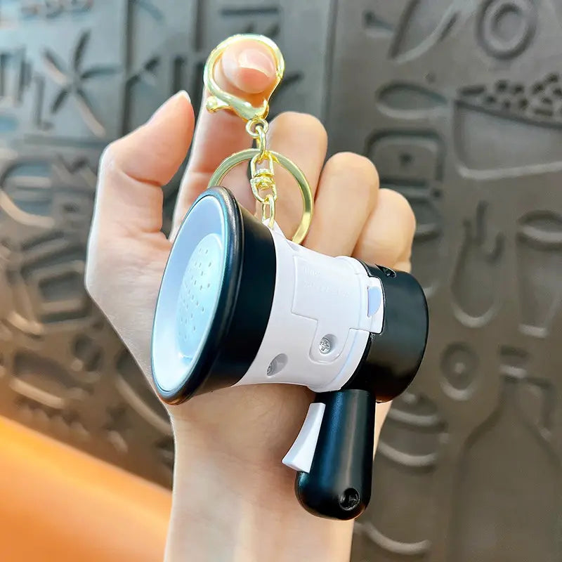 Fun Recording Speaker Keychain Pendant