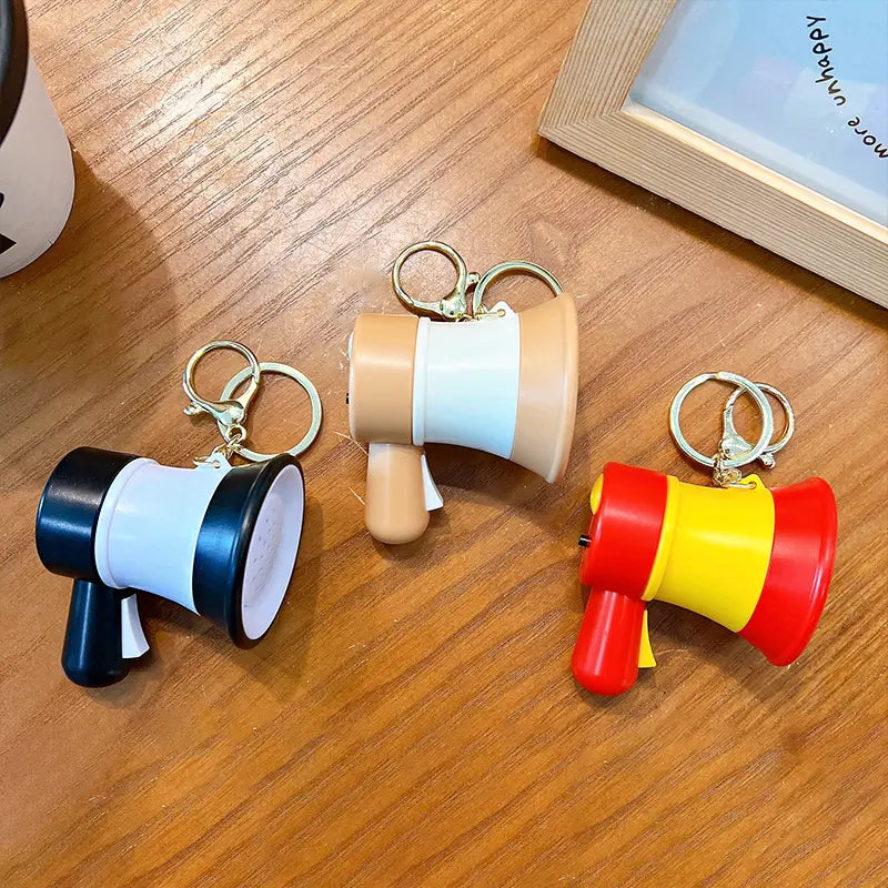Fun Recording Speaker Keychain Pendant
