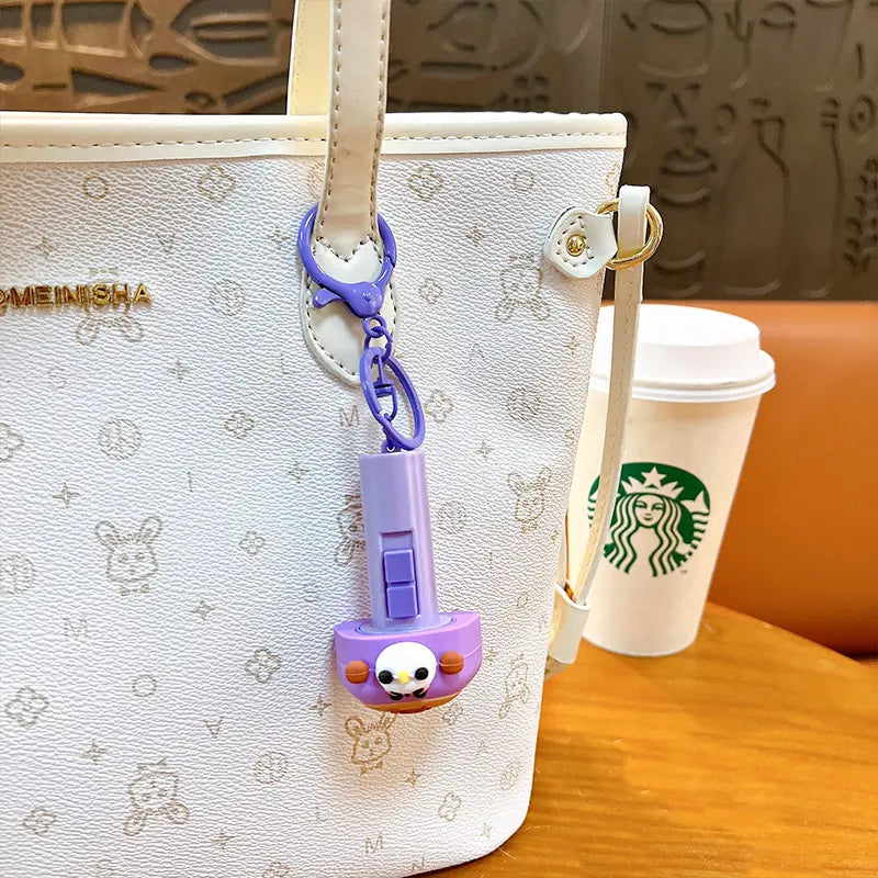 Capybara Luminous Flashlight Keychain Pendant