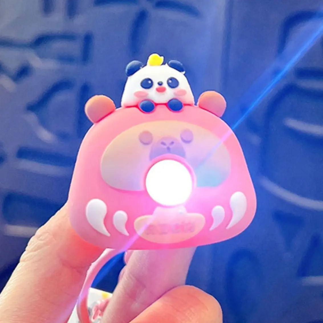 Capybara Luminous Flashlight Keychain Pendant