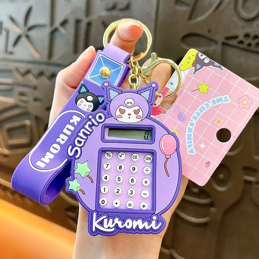 Calculator Keychain Pendant