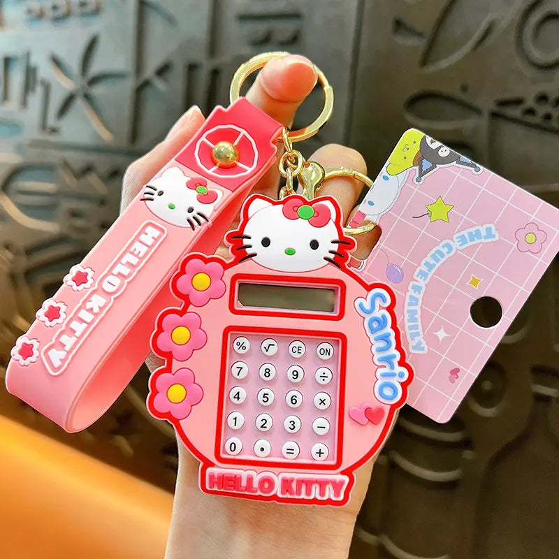 Calculator Keychain Pendant