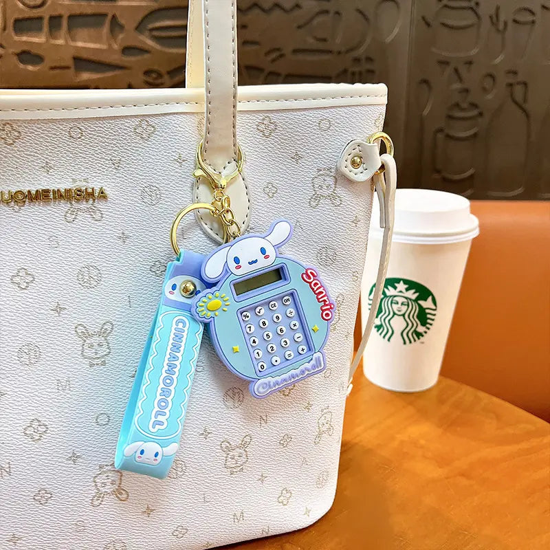 Calculator Keychain Pendant