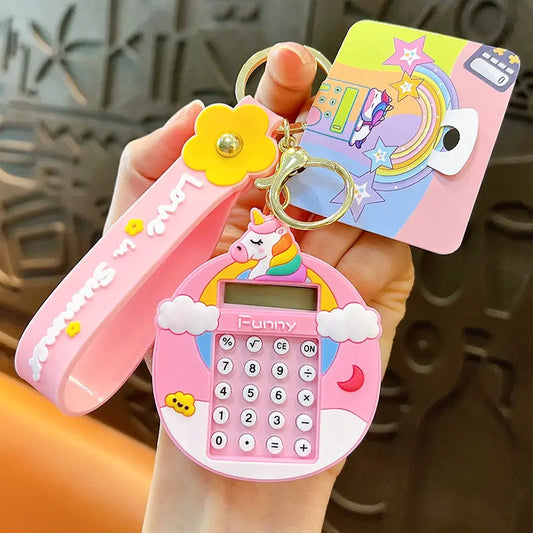 Calculator Keychain Pendant