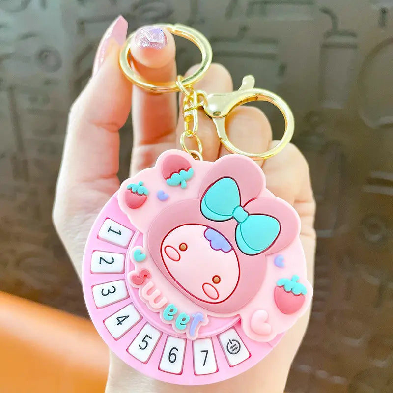 Mini Music Piano Keychain Pendant