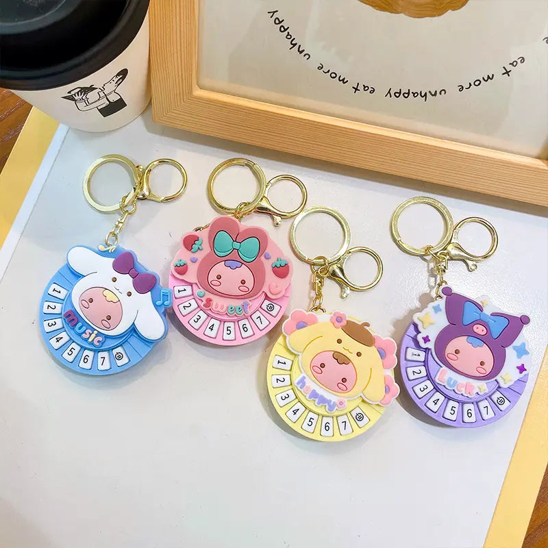 Mini Music Piano Keychain Pendant