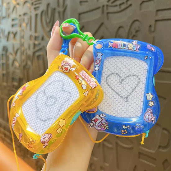 Creative Mini Magnetic Writing Board Keychain Pendant
