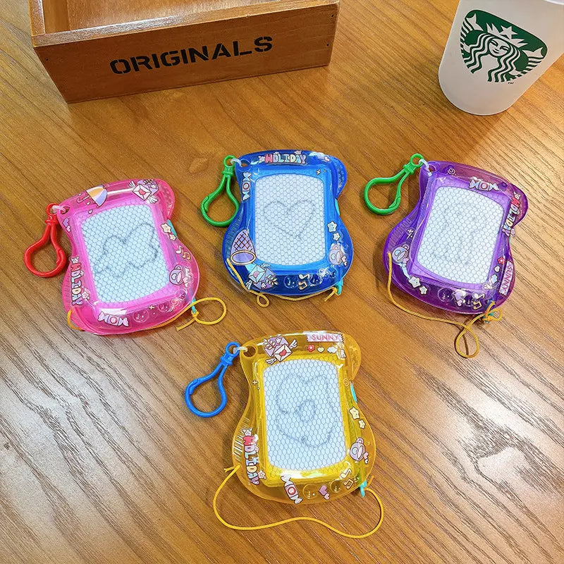 Creative Mini Magnetic Writing Board Keychain Pendant