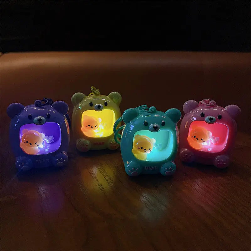 Bear House Keychain Pendant