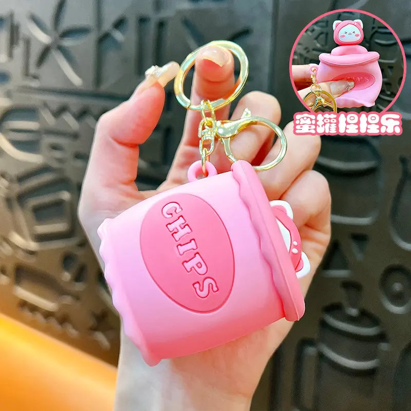 Stump Squeezing Keychain Pendant