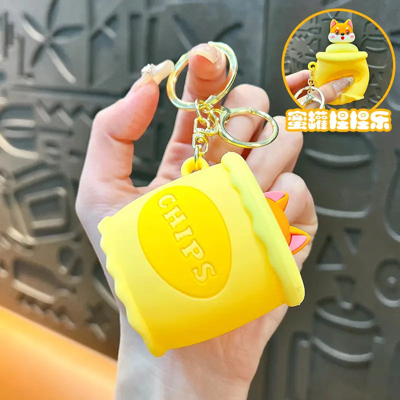 Stump Squeezing Keychain Pendant