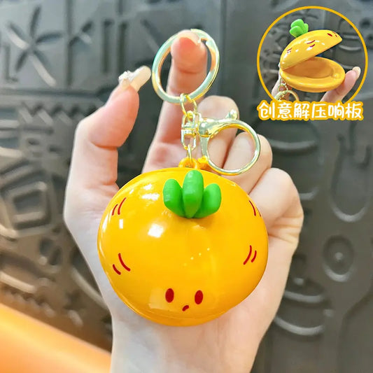 Small Animal Allegro Wooden Fish Keychain Pendant