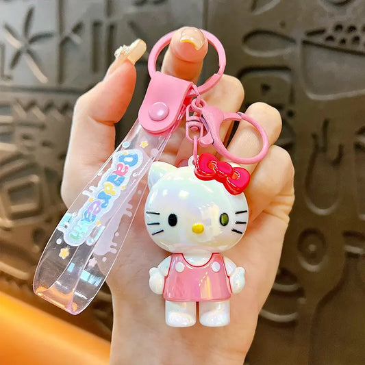 Soft Rubber Cat Keychain Pendant