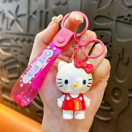 Soft Rubber Cat Keychain Pendant