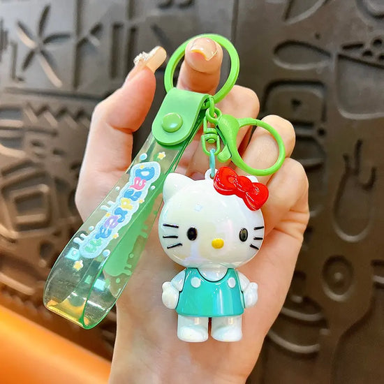 Soft Rubber Cat Keychain Pendant