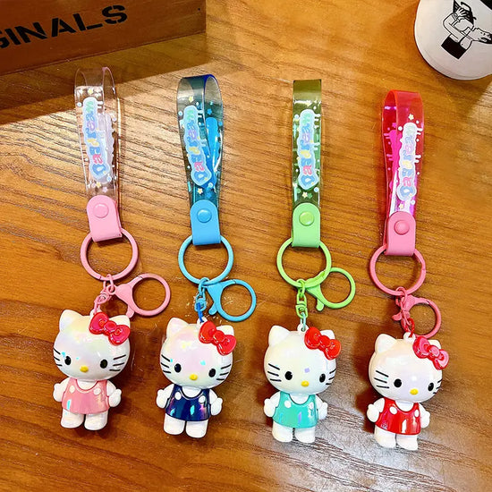 Soft Rubber Cat Keychain Pendant