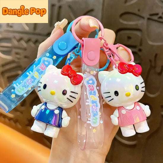 Soft Rubber Cat Keychain Pendant