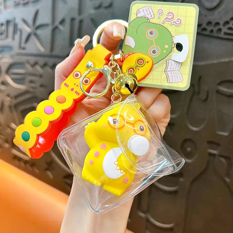 Cute Dinosaur Keychain Pendant