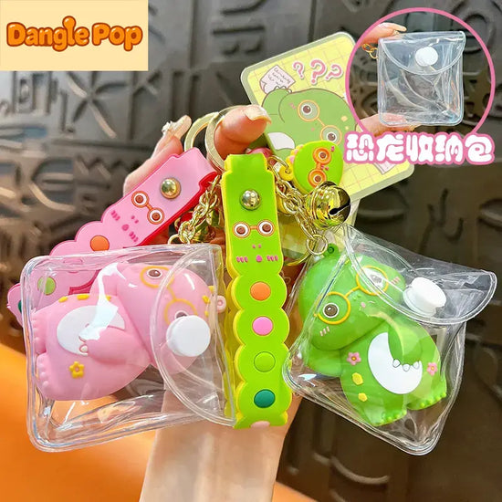 Cute Dinosaur Keychain Pendant