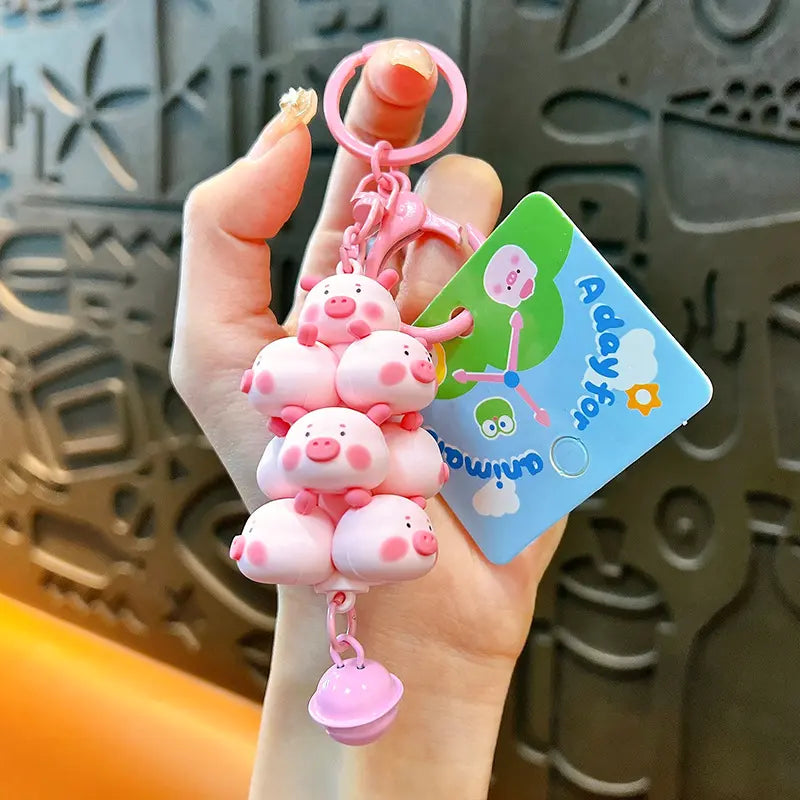 Cute Pet Paradise Keychain Pendant