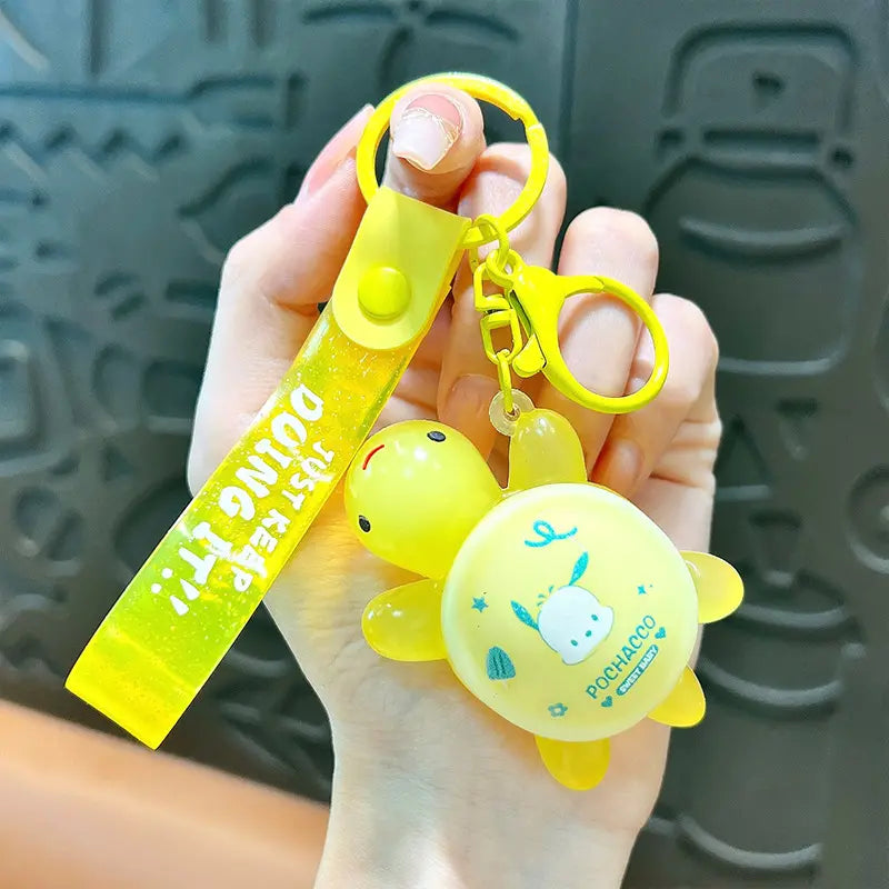Luminous Turtle Keychain Pendant