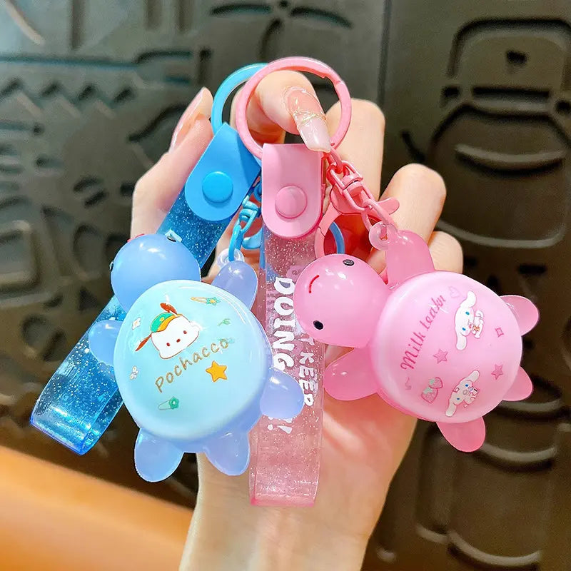 Luminous Turtle Keychain Pendant