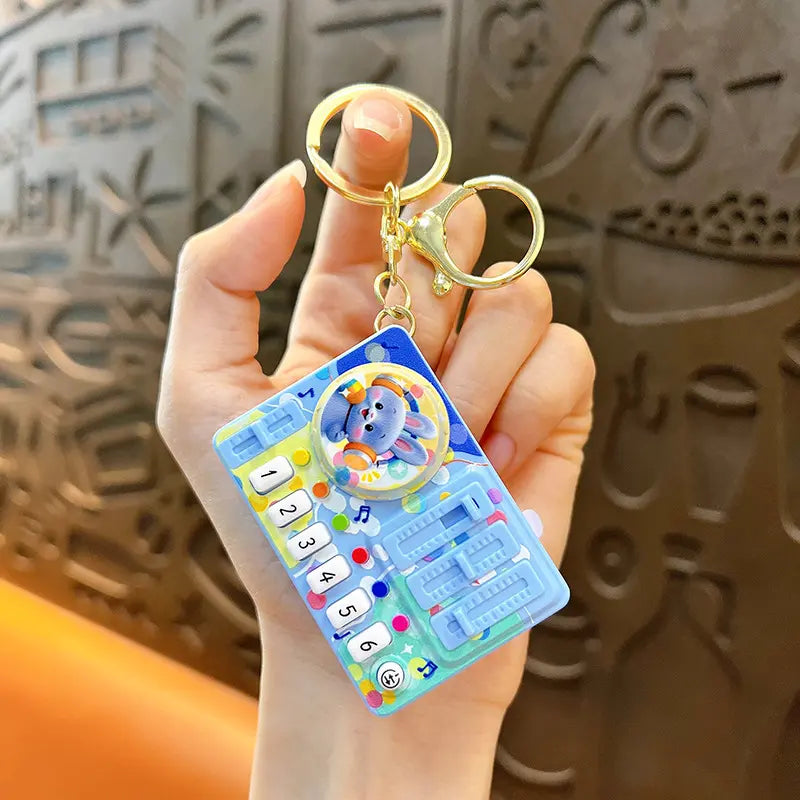 Music Rhythm DJ Keychain Pendant