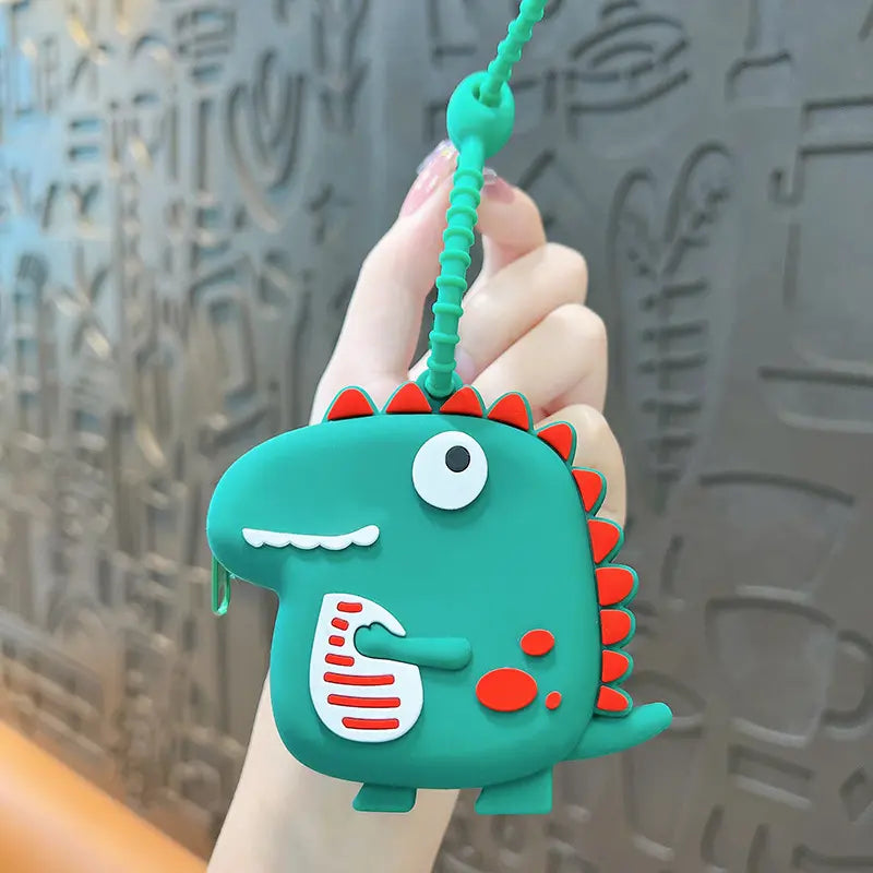 Dinosaur Doll Coin Storage Bag Keychain Pendant