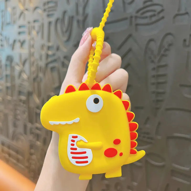 Dinosaur Doll Coin Storage Bag Keychain Pendant