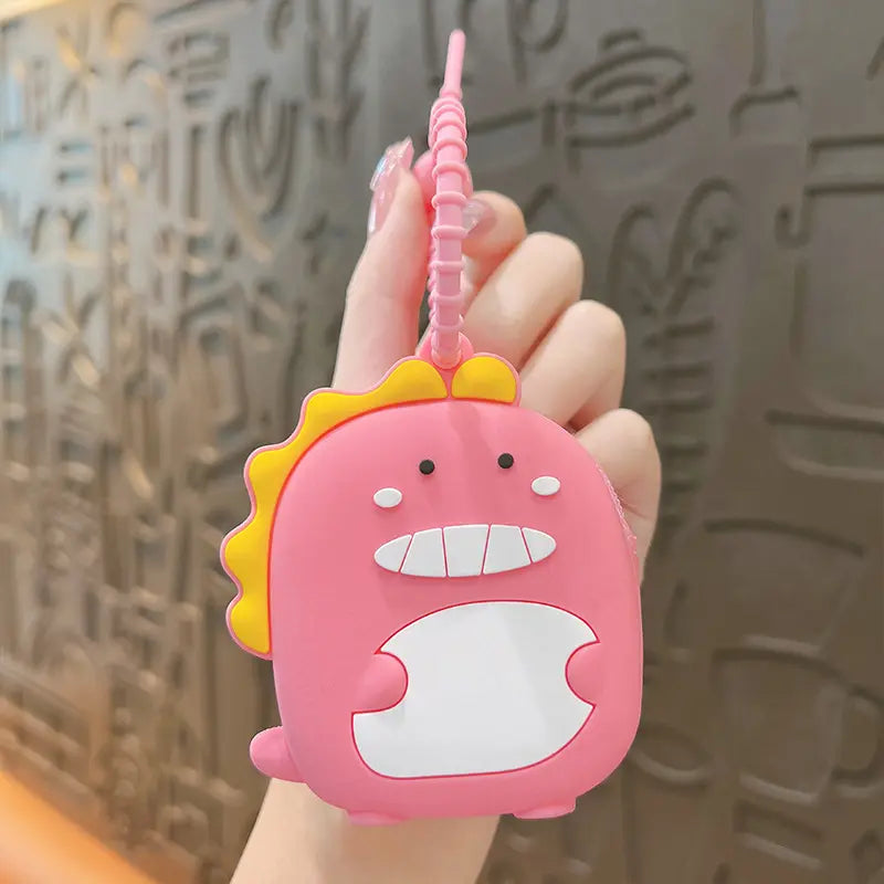 Dinosaur Doll Coin Storage Bag Keychain Pendant