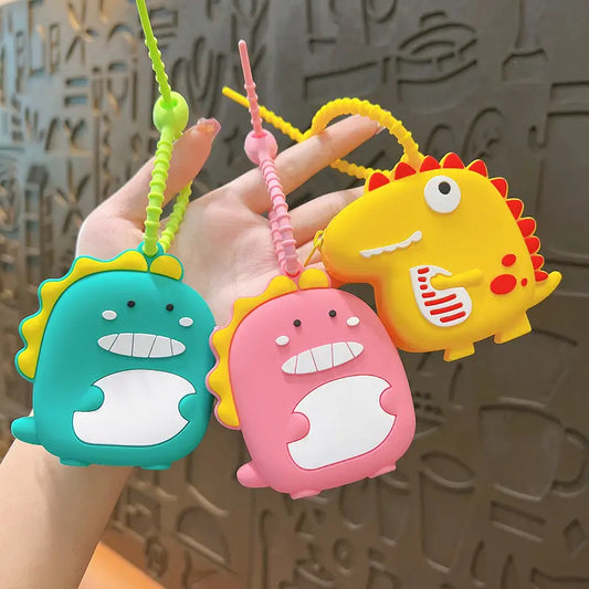 Dinosaur Doll Coin Storage Bag Keychain Pendant