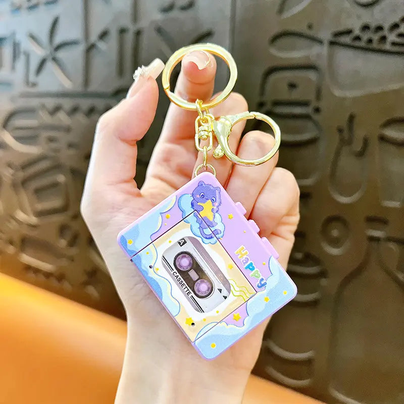 Creative Music Walkman Keychain Pendant