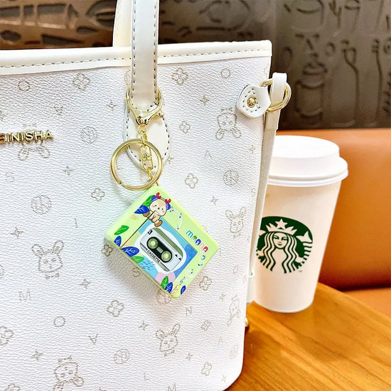 Creative Music Walkman Keychain Pendant