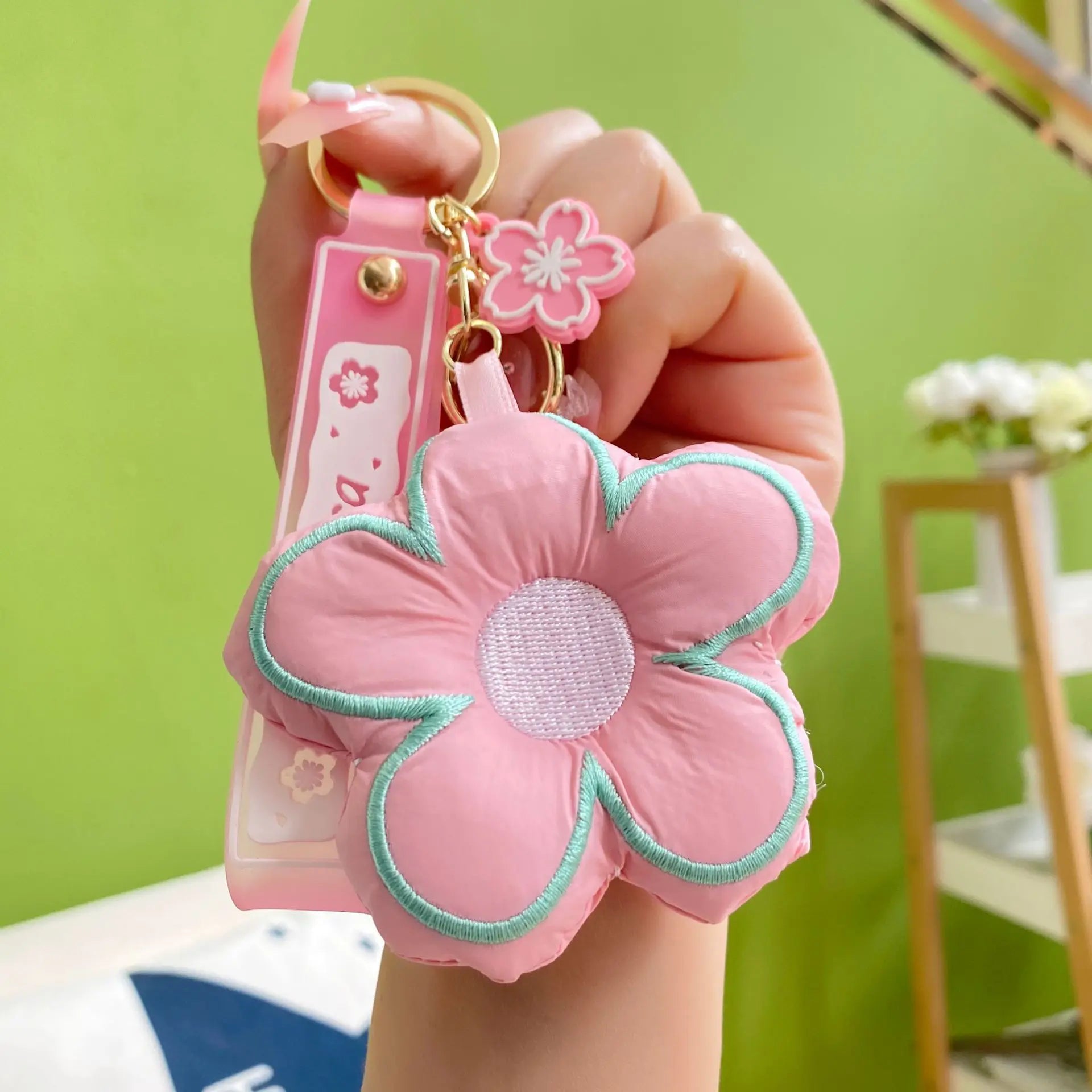 Cute Flower Keychain Pendant