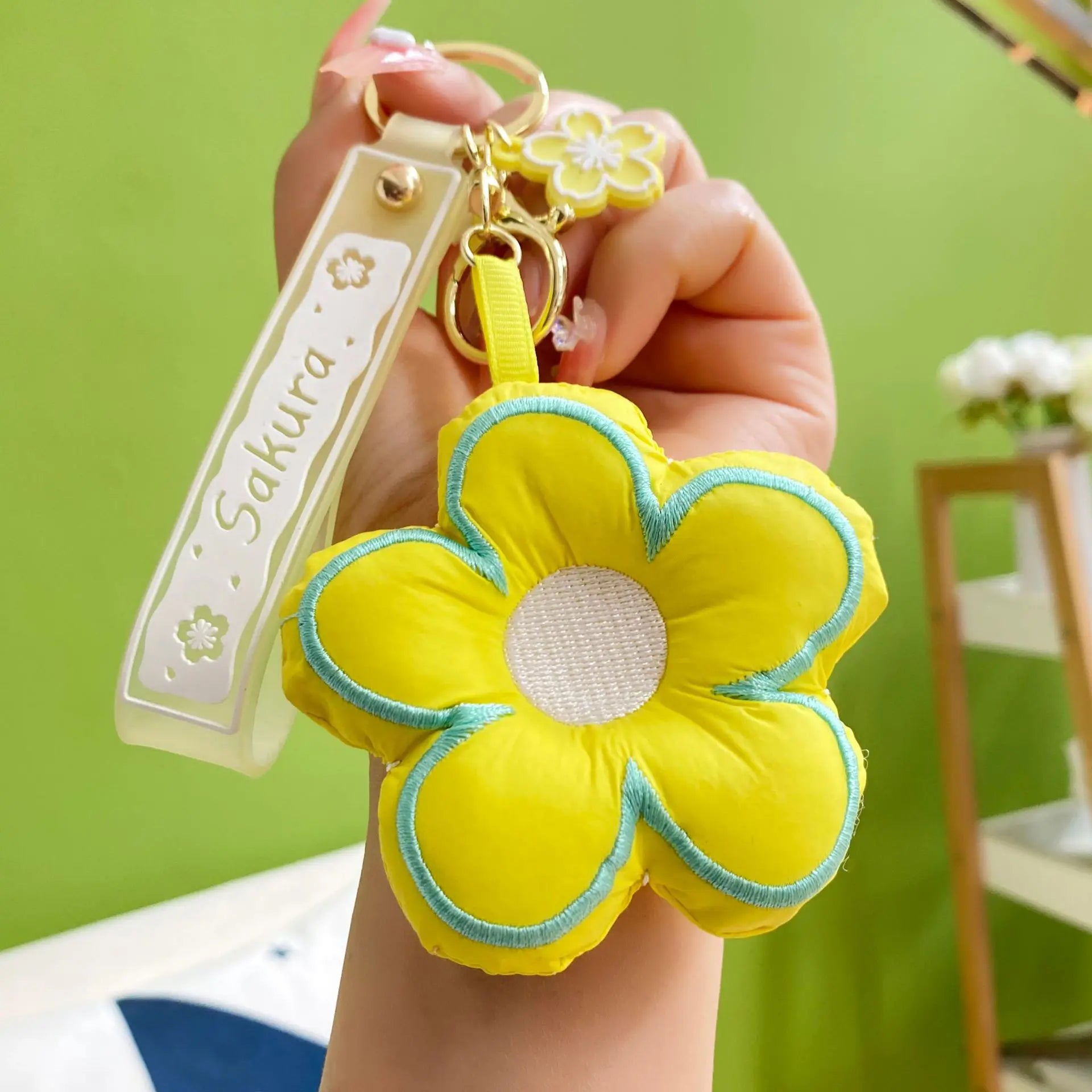 Cute Flower Keychain Pendant