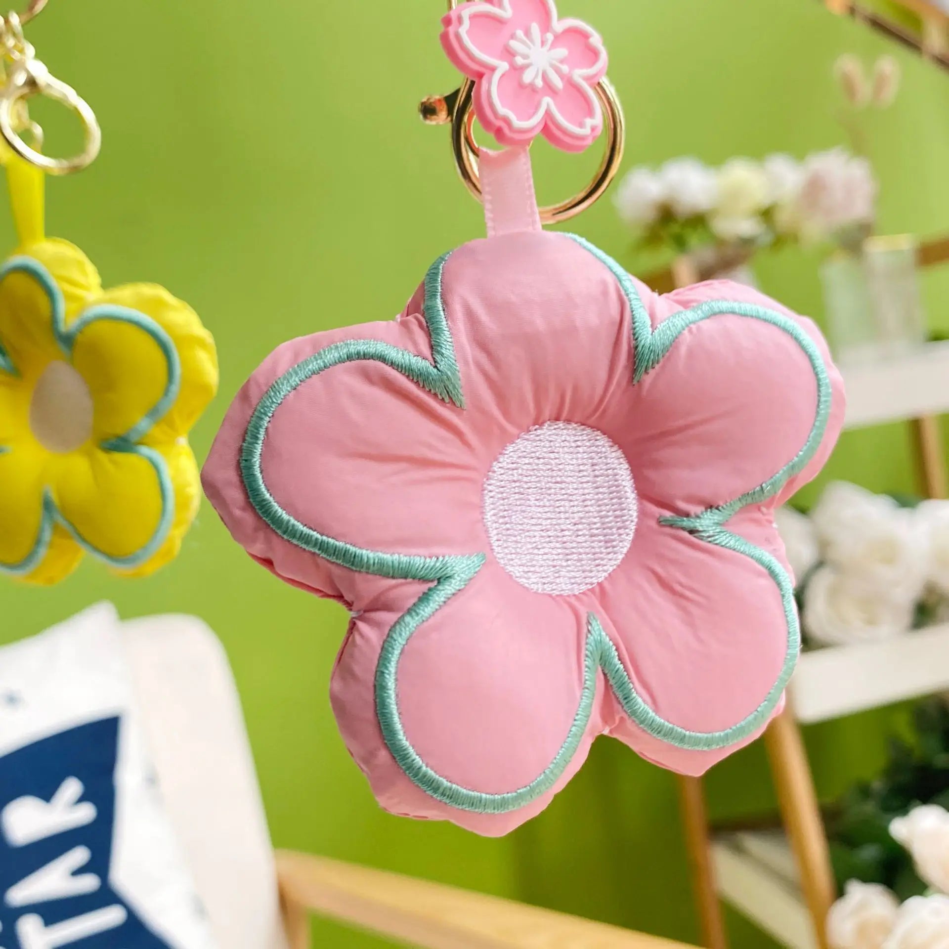 Cute Flower Keychain Pendant