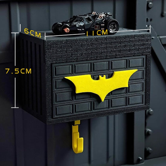 Mini Garage Key Holder for 1:64 Scale Cars – Wall Mount Display – Gift for Car Lovers