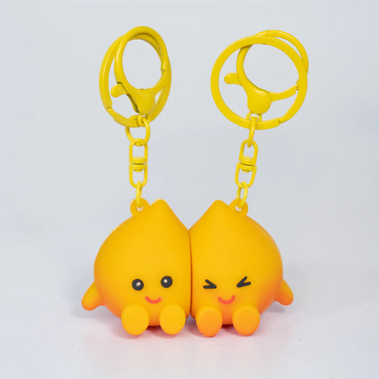 Little Fire Buddy Magnetic BFF & Couple Keychain