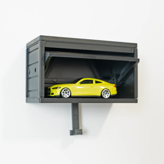 Mini Garage Key Holder for 1:64 Scale Cars – Wall Mount Display – Gift for Car Lovers