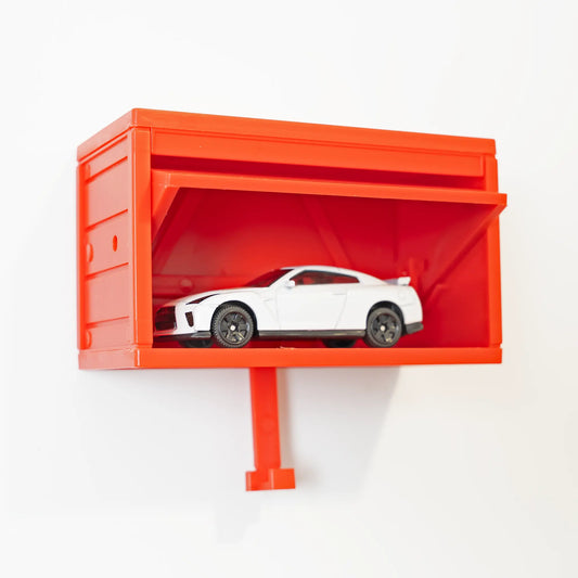 Mini Garage Key Holder for 1:64 Scale Cars – Wall Mount Display – Gift for Car Lovers