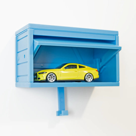 Mini Garage Key Holder for 1:64 Scale Cars – Wall Mount Display – Gift for Car Lovers