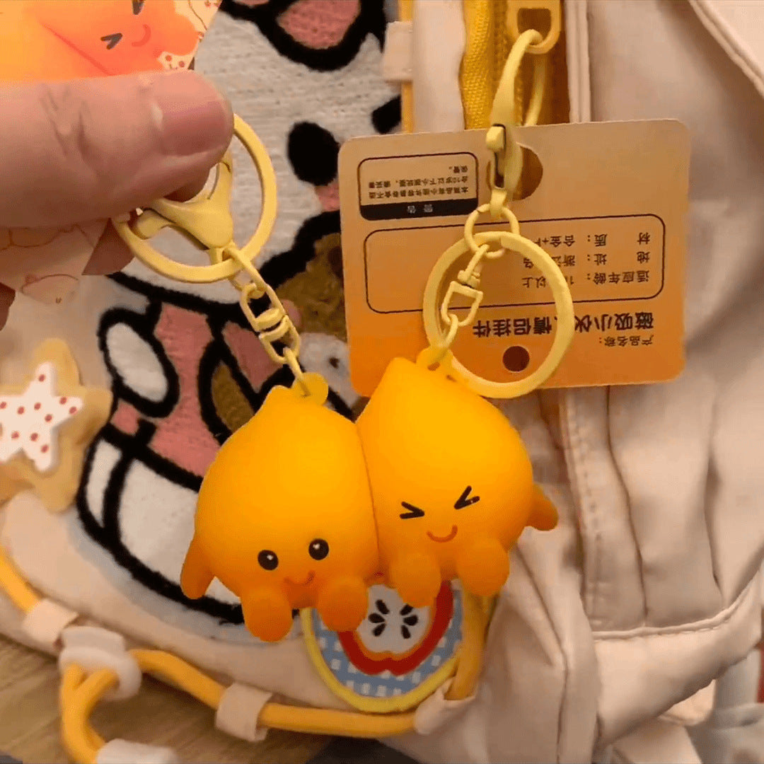 Little Fire Buddy Magnetic BFF & Couple Keychain