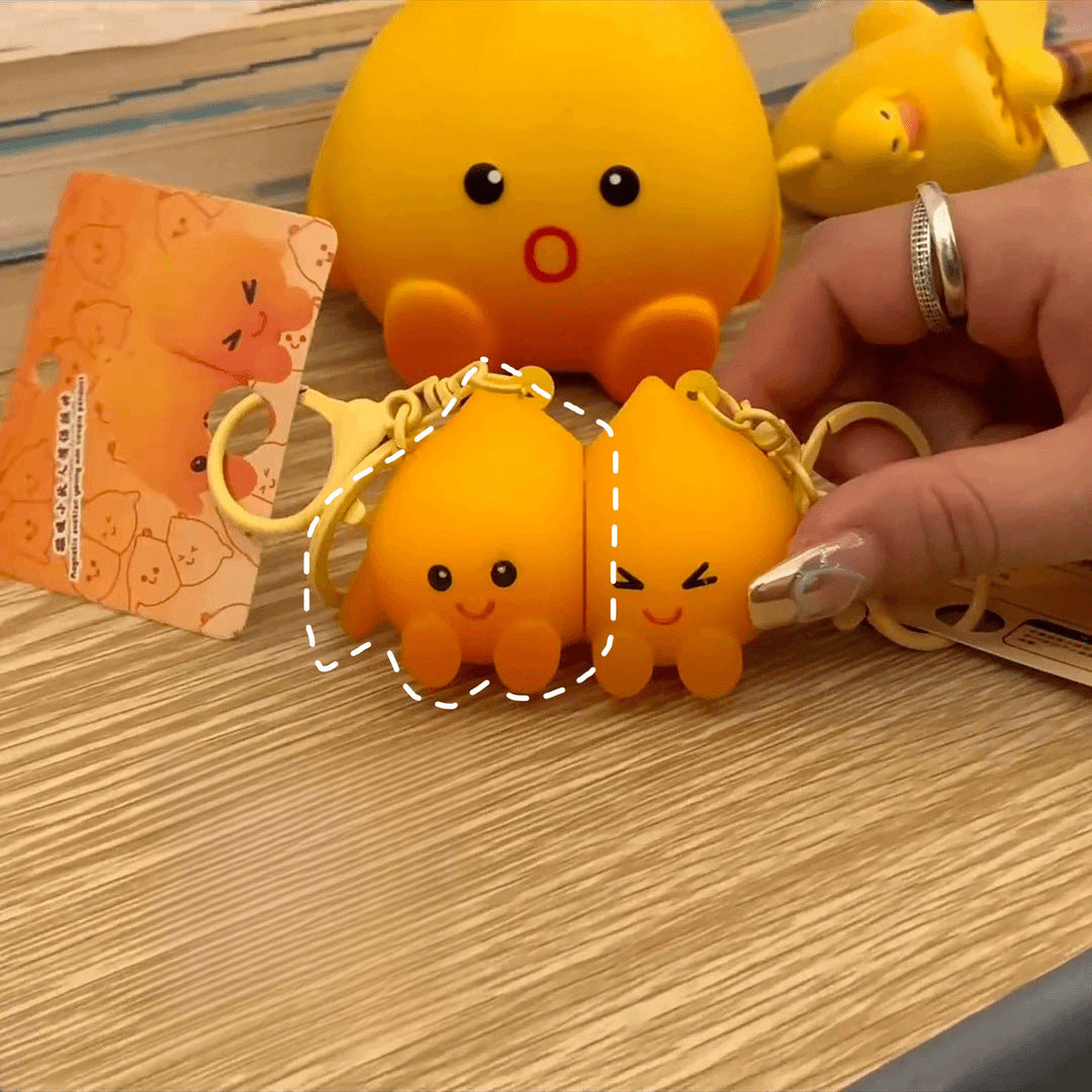 Little Fire Buddy Magnetic BFF & Couple Keychain
