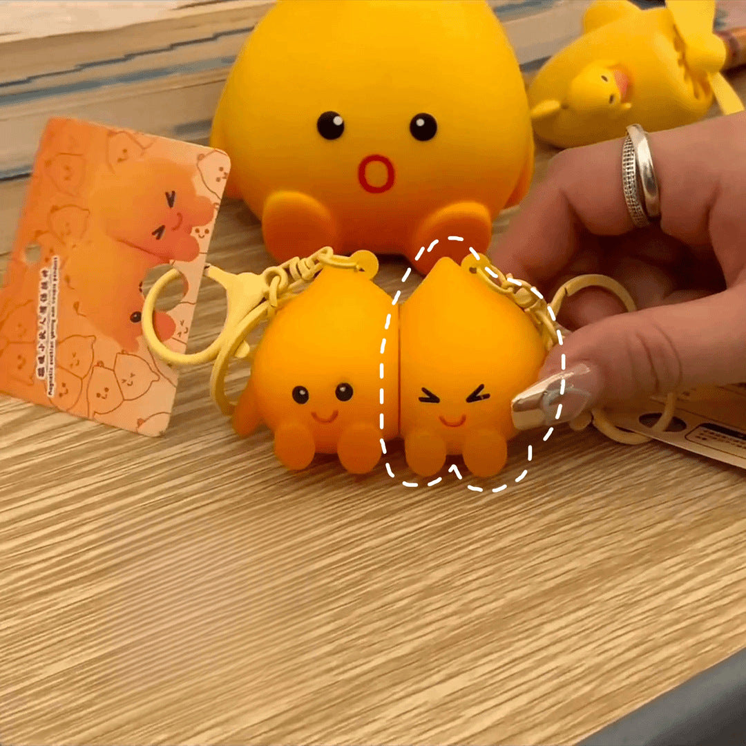 Little Fire Buddy Magnetic BFF & Couple Keychain