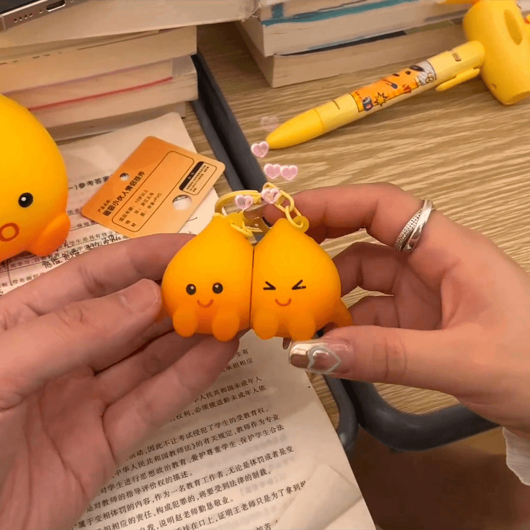 Little Fire Buddy Magnetic BFF & Couple Keychain